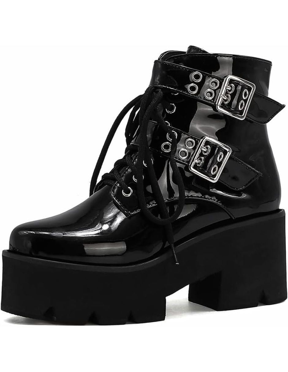 Bota media pierna para mujer
