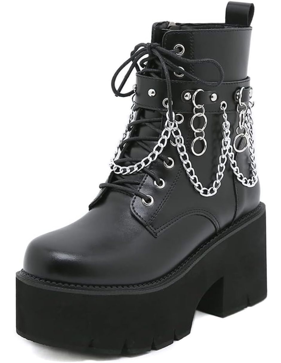 Bota media pierna para mujer