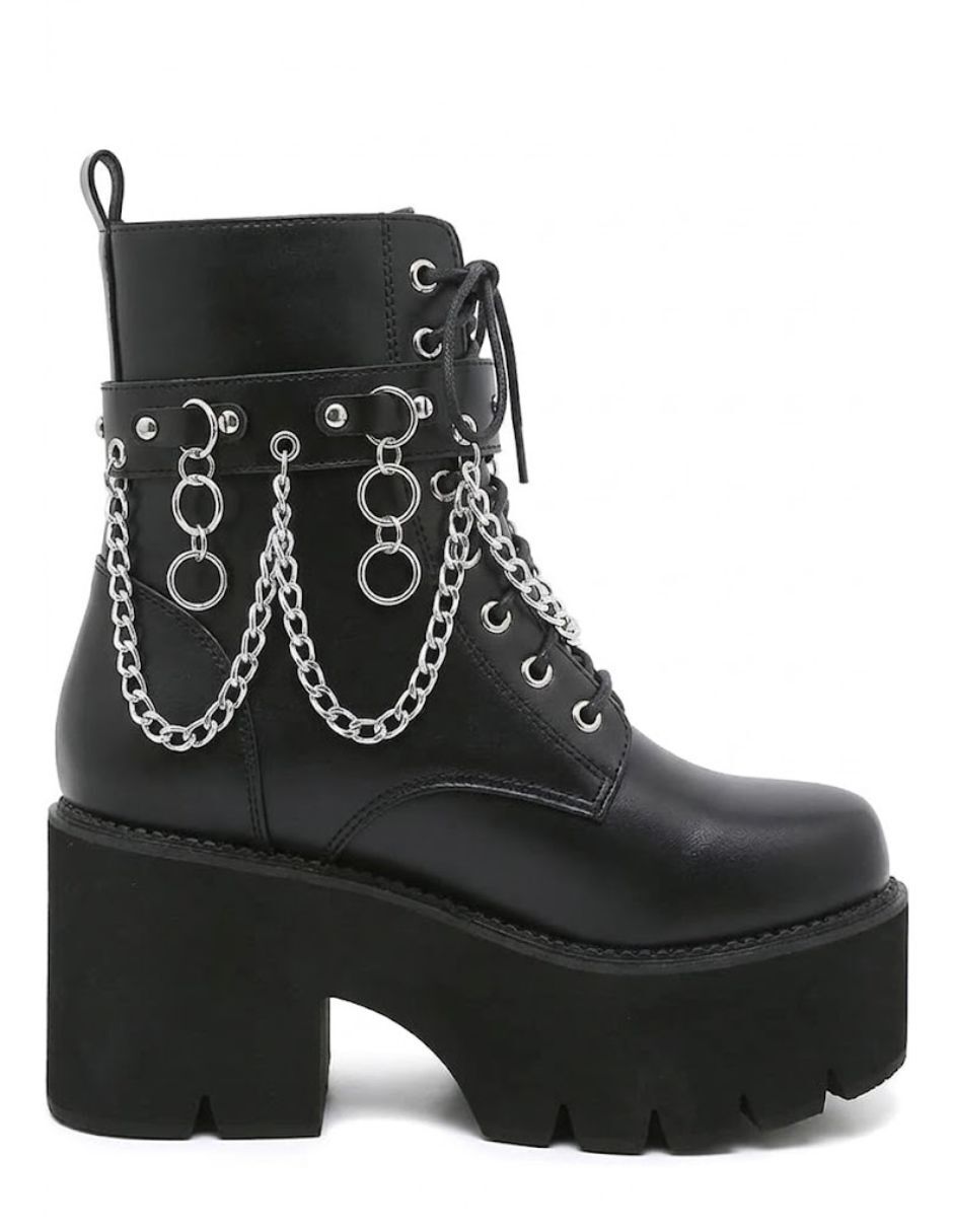 Bota media pierna gwin para mujer