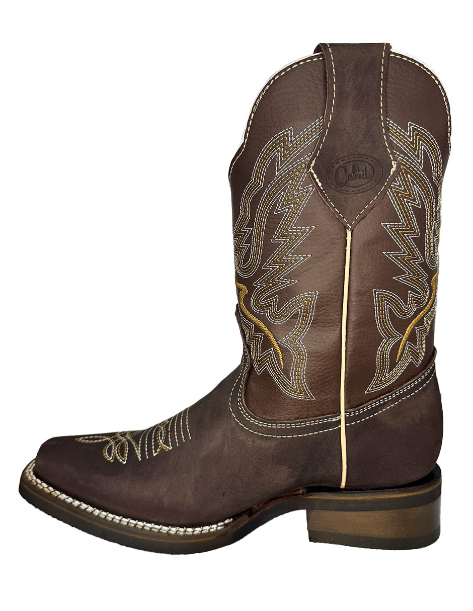 Bota de piel para hombre