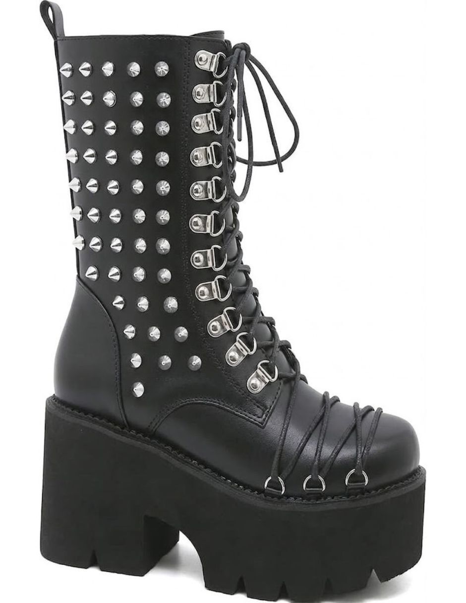 Bota media pierna gwin para mujer