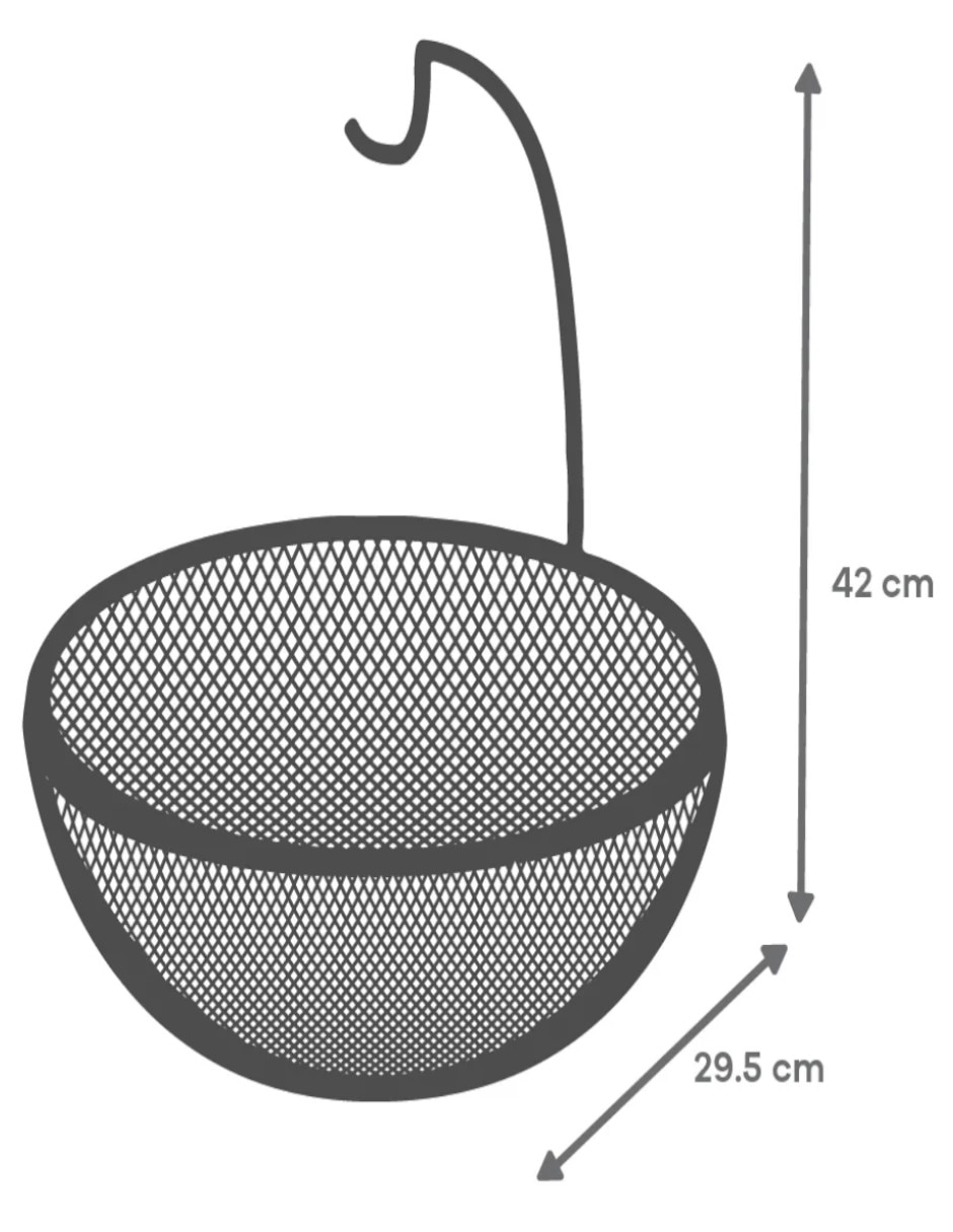 Frutero Ideen Home de acero inoxidable