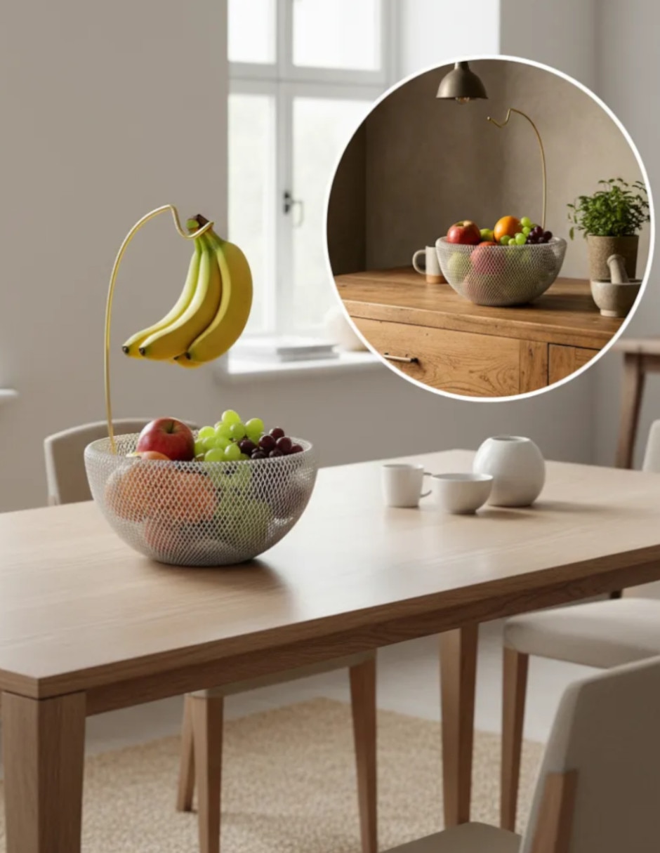Frutero Ideen Home de acero inoxidable