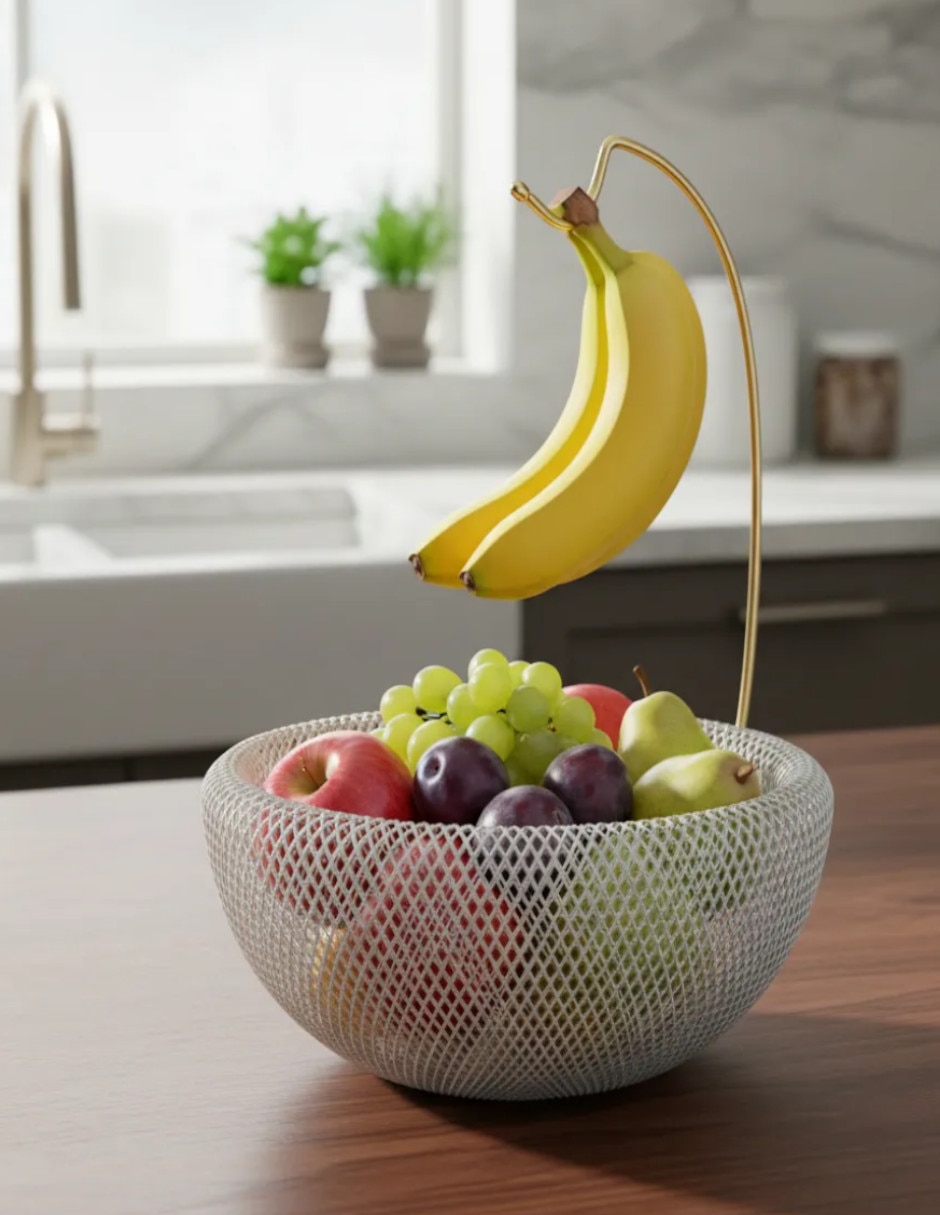 Frutero Ideen Home de acero inoxidable