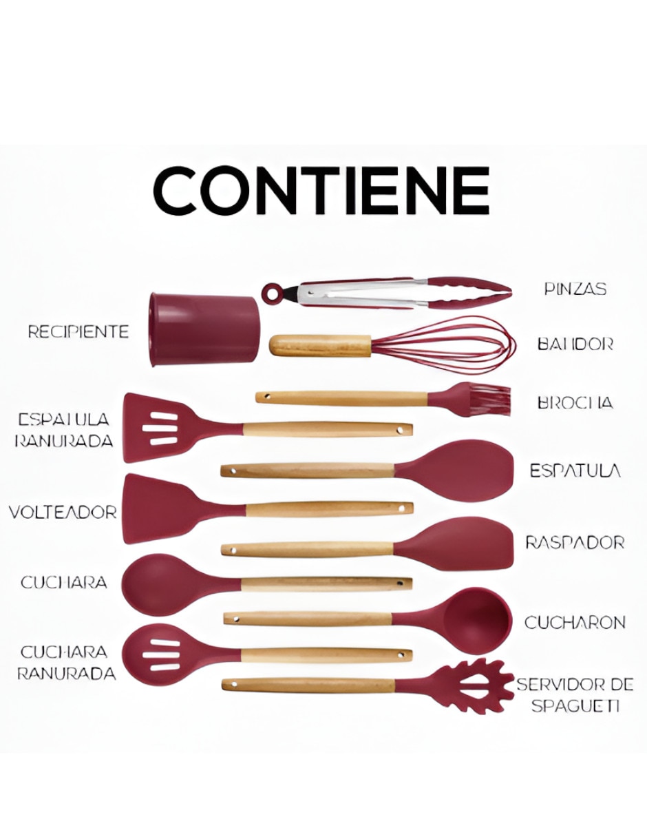 Set espátulas de silicón 3
