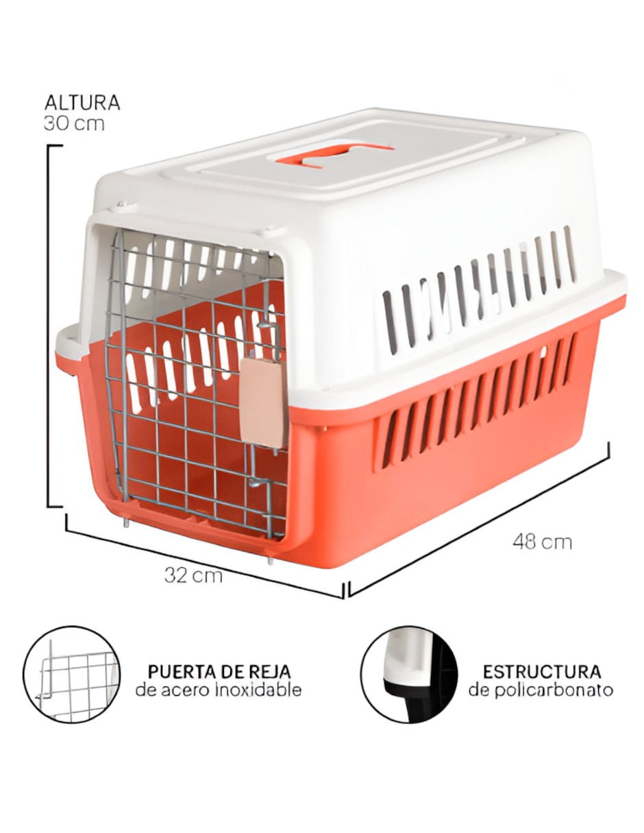 Jaula para perro de plástico 2