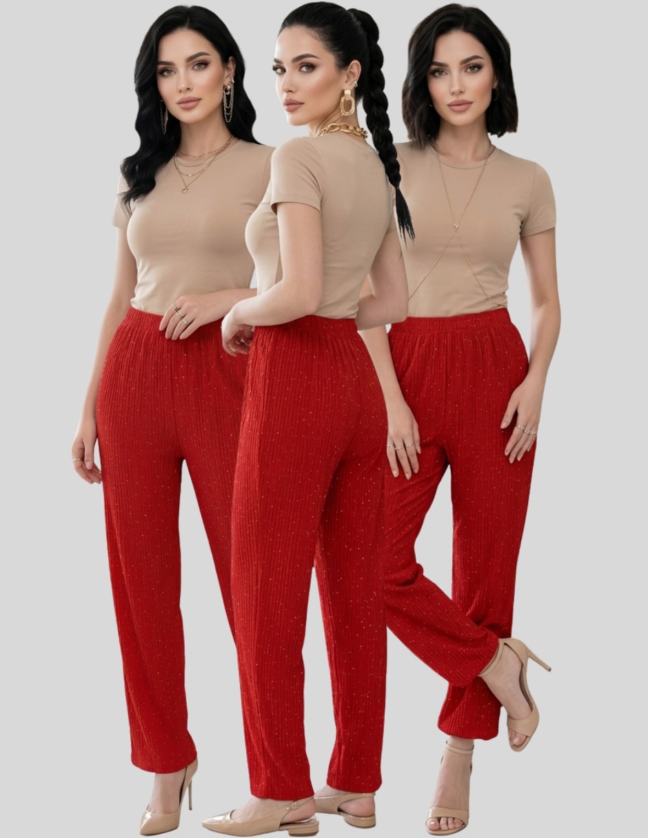 Pantalón de vestir Malabis recto para mujer