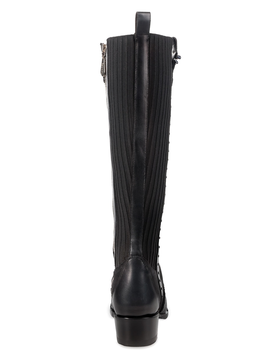 Bota rodilla de piel para mujer 2
