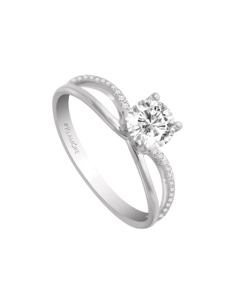 Anillo de compromiso 14 k Verona diamante 5