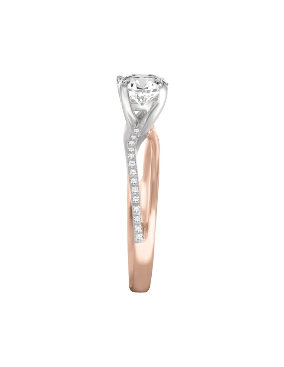 Anillo de compromiso de oro 14 K Verona Diamante 5