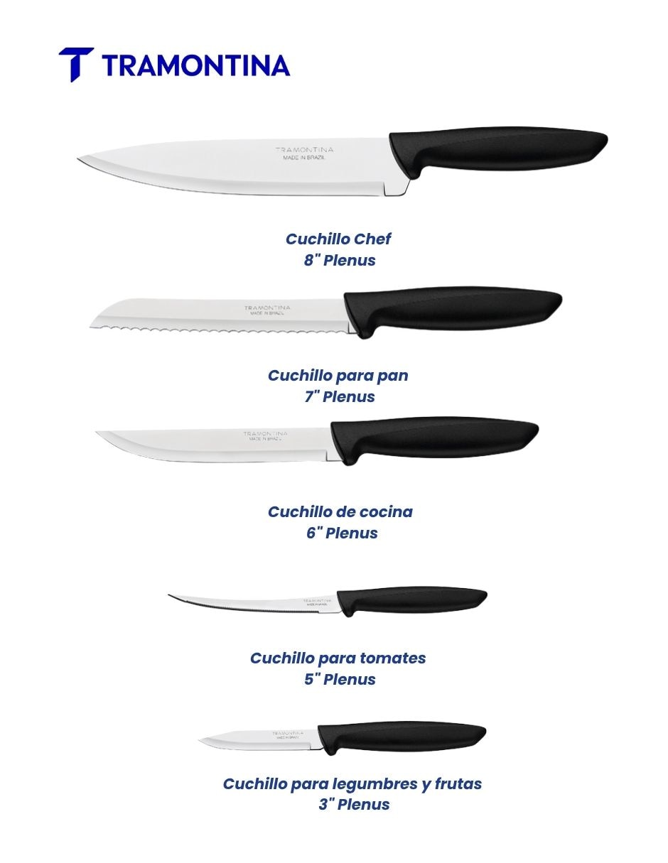 Set de cuchillos/Cuchillo Varios Plenus 5 piezas piezas 5