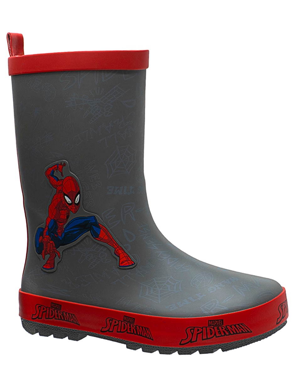 Bota Ninos Waterproof Marvel Spiderman para niño