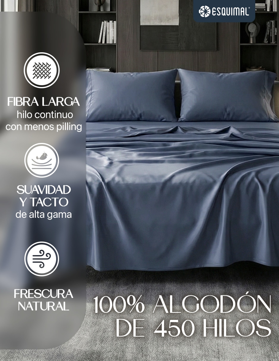 Juego de sábanas de algodón 450 hilos 5
