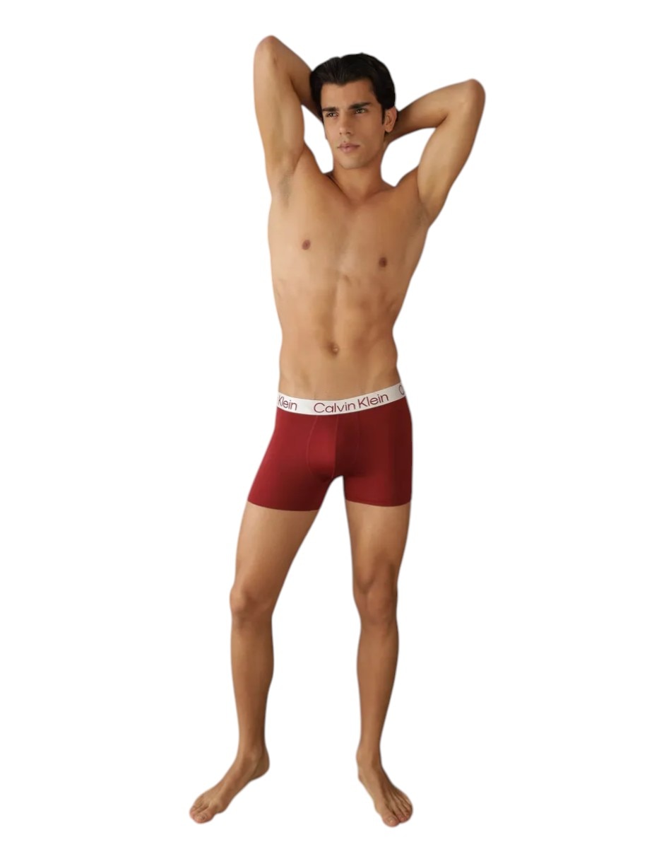 Set bóxer trunk Calvin Klein de microfibra para hombre 4 piezas