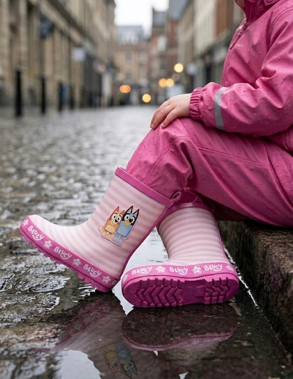 Bota Ninos Waterproof Bluey Y Bingo para niña