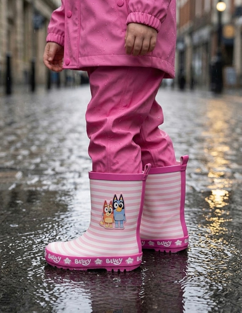 Bota Ninos Waterproof Bluey Y Bingo para niña