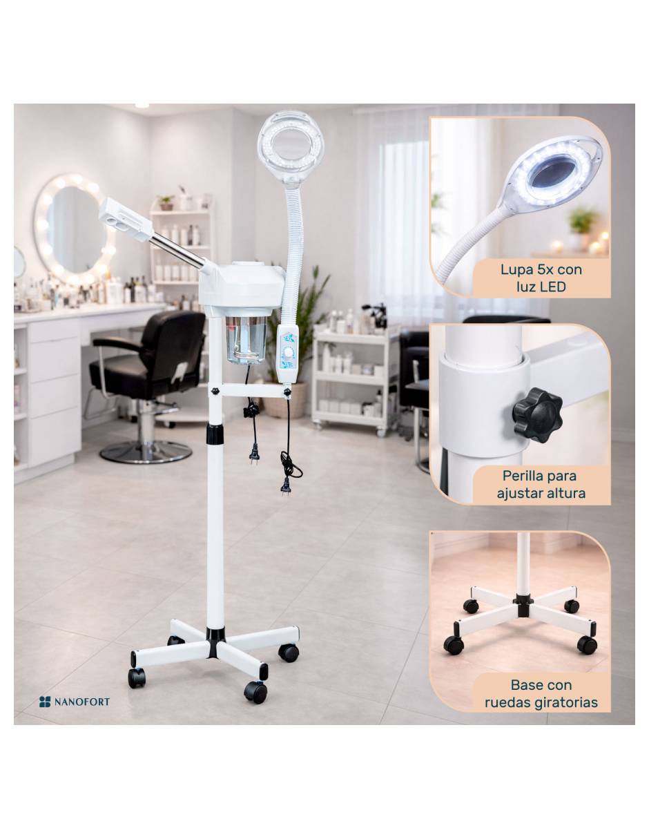 Vaporizador nanofort para limpiar