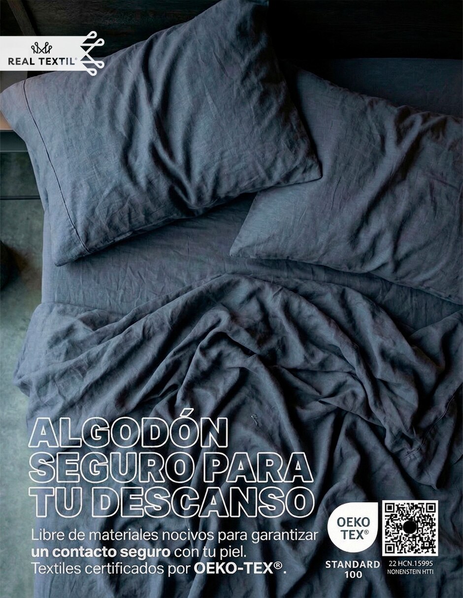 Juego de sábanas de 100% algodón 200 hilos Frescas y Transpirables 2