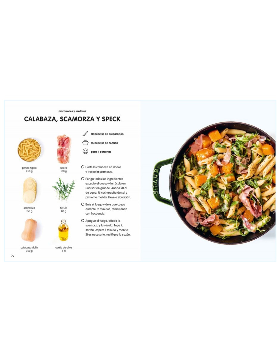 Libro 100 Recetas: Pasta Italiana: Gran Variedad de Recetas Deliciosas y Sencillas