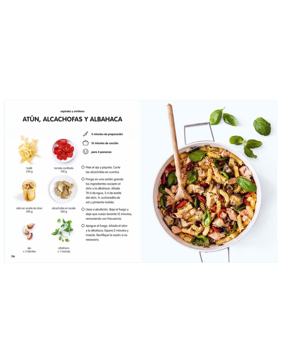 Libro 100 Recetas: Pasta Italiana: Gran Variedad de Recetas Deliciosas y Sencillas