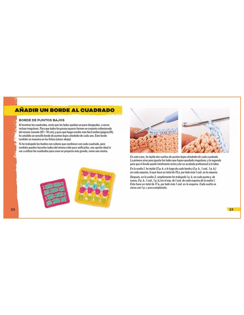 Libro Mezcla Y Combina Granny Squares Puntos: 50 Diseños Para Crear La Herramienta Definitiva de Claire Montgomerie