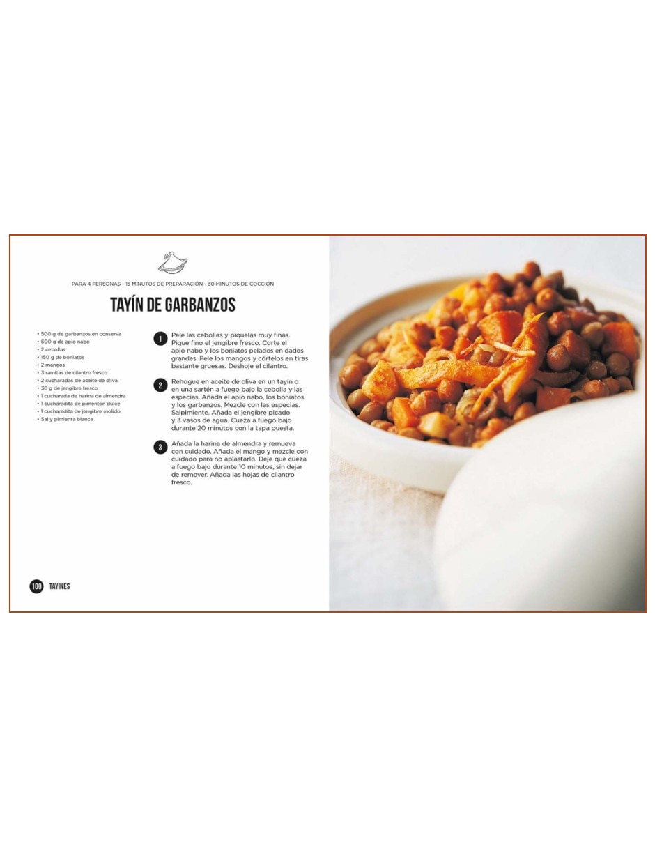 Libro 100 Recetas Cuscús y Tayines
