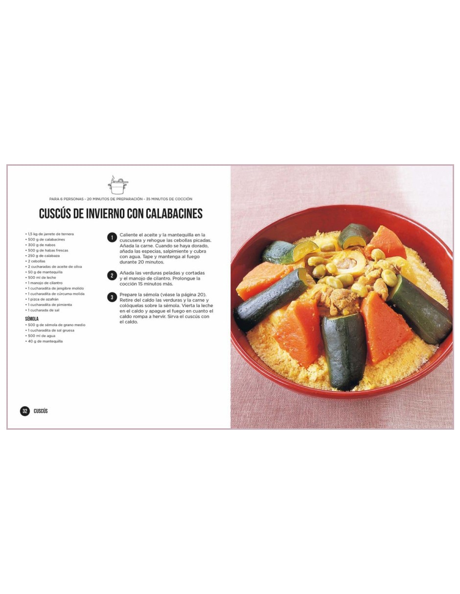 Libro 100 Recetas Cuscús y Tayines