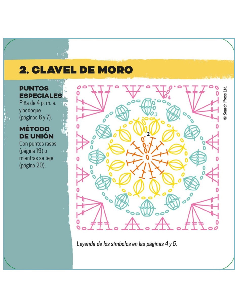 Libro Mezcla y Combina Granny Squares Flores 50 Diseños para Crear: la Herramienta Definitiva de Claire Montgomerie