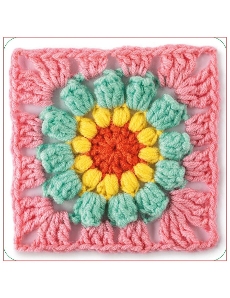 Libro Mezcla y Combina Granny Squares Flores 50 Diseños para Crear: la Herramienta Definitiva de Claire Montgomerie
