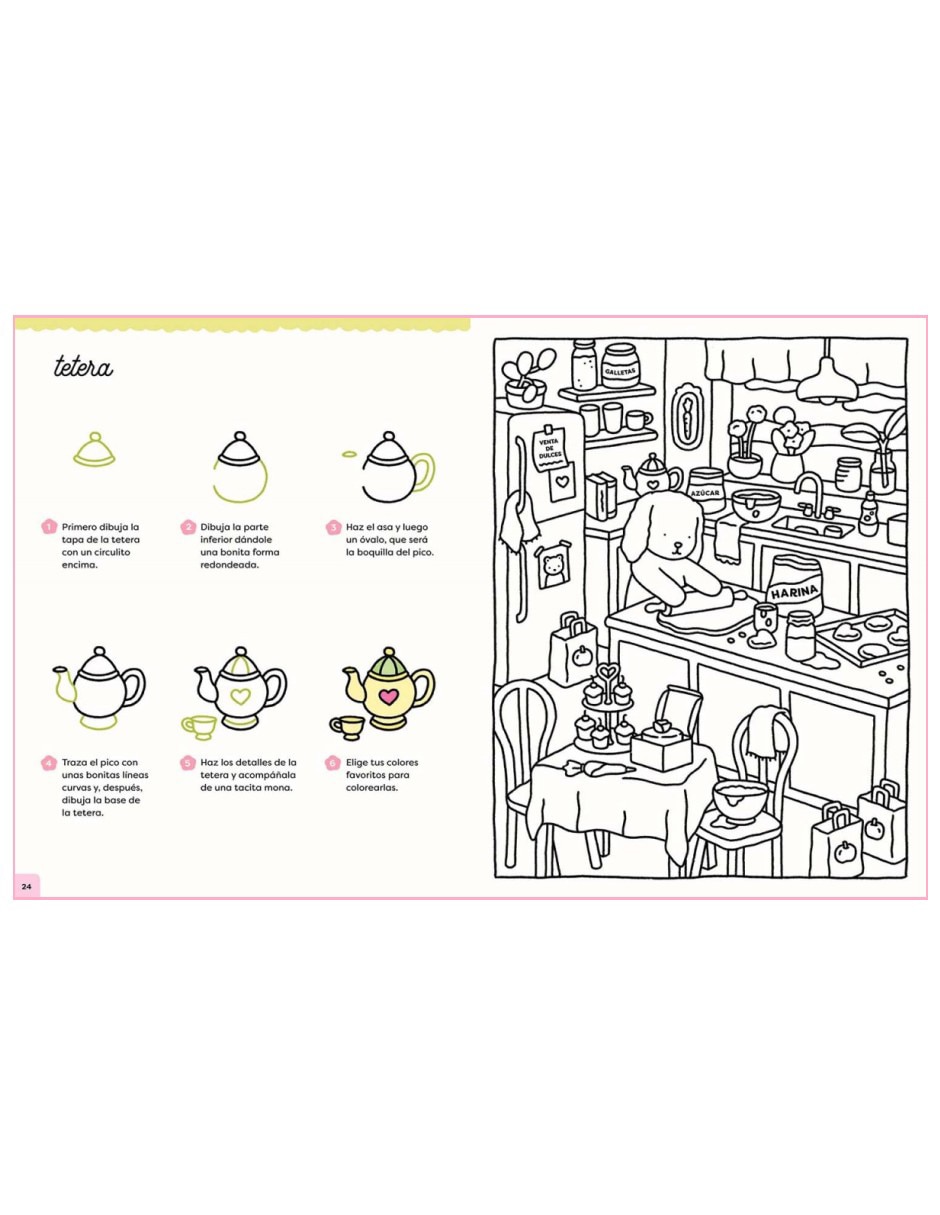 Libro Aprende A Hacer Dibujitos Adorables: Dibuja y Colorea de Bobbie Goods