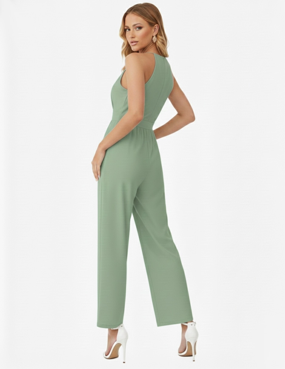 Jumpsuit de algodón estampado floral para mujer 2