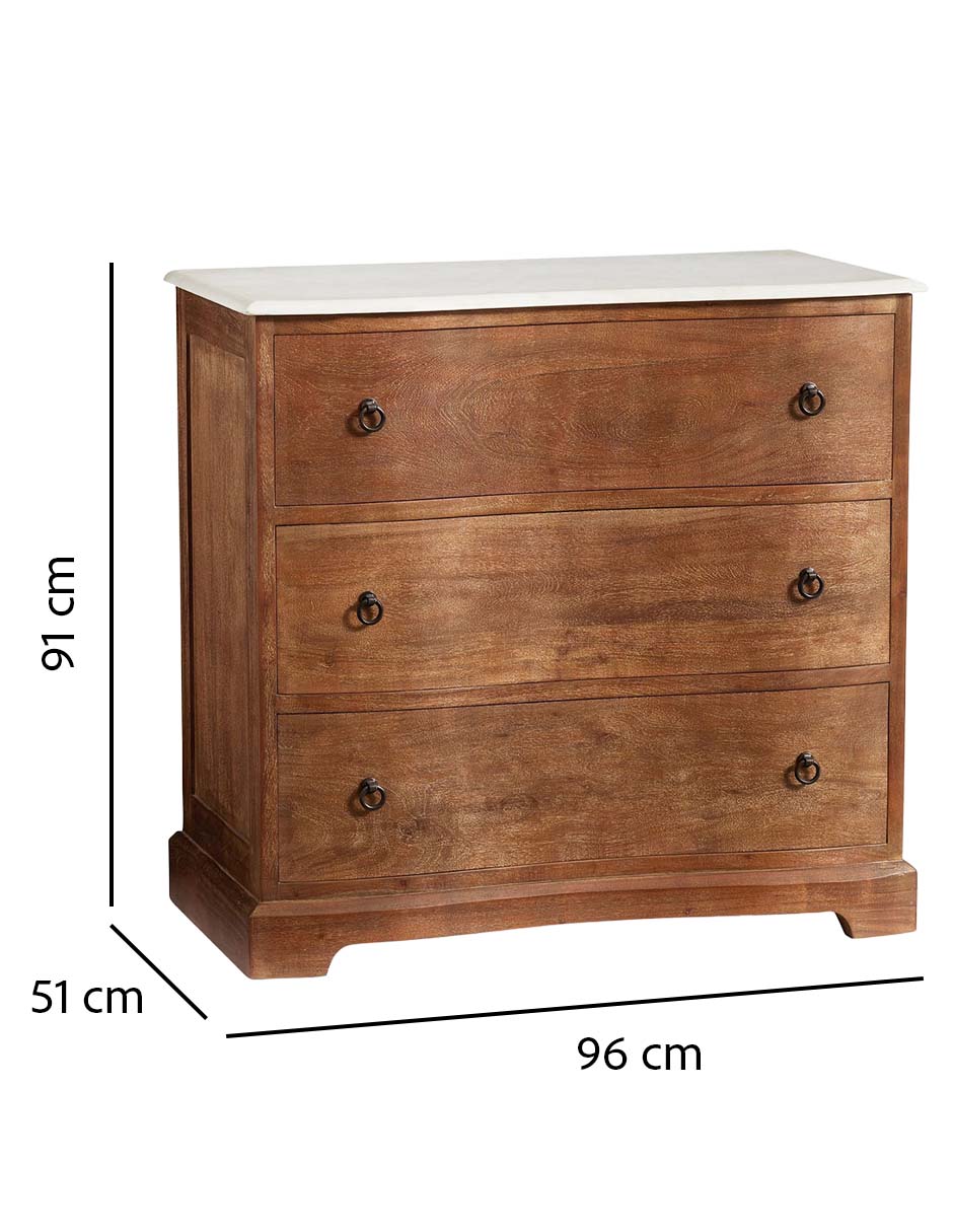 Cómoda scarlett de madera 5