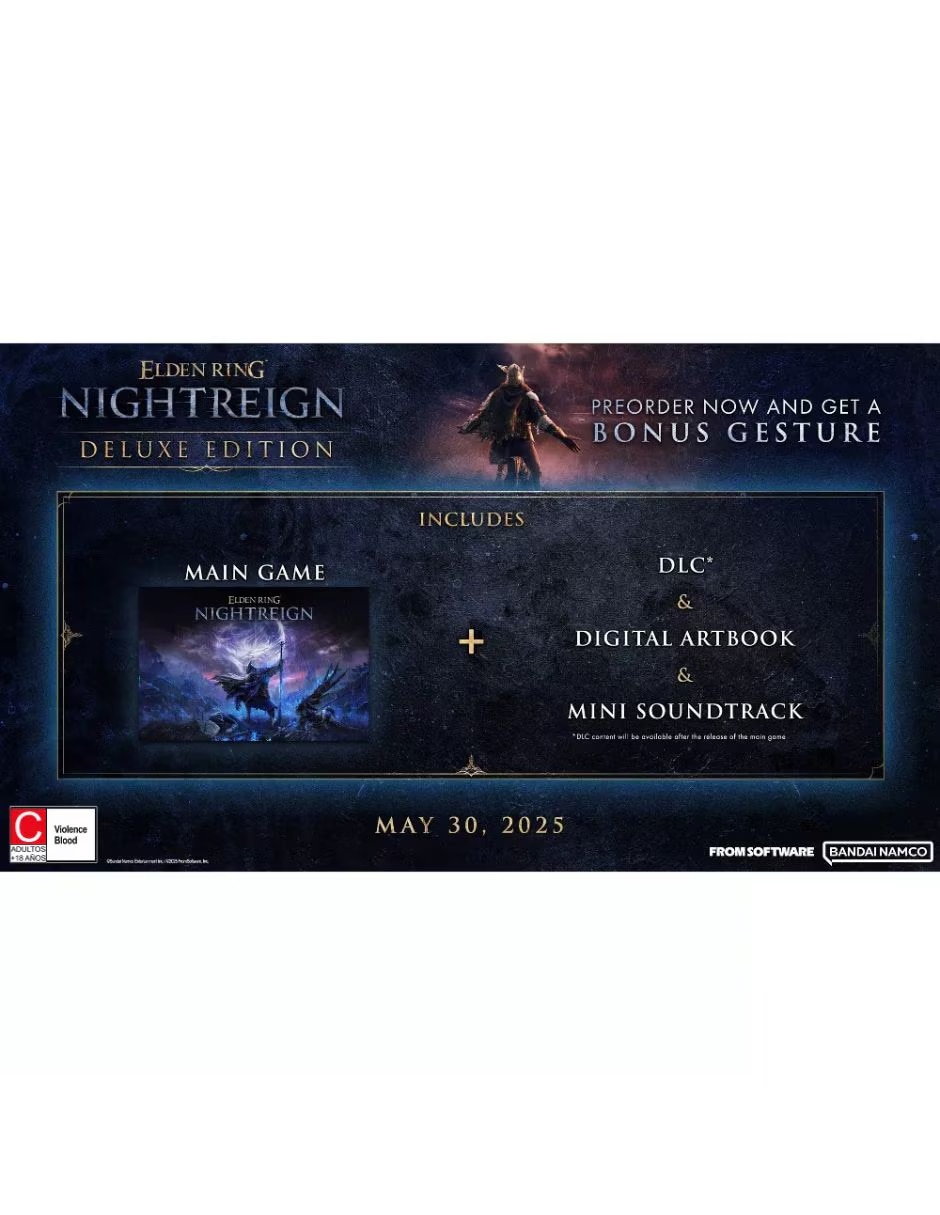 Elden Ring Nightreign bundle para PS5 6