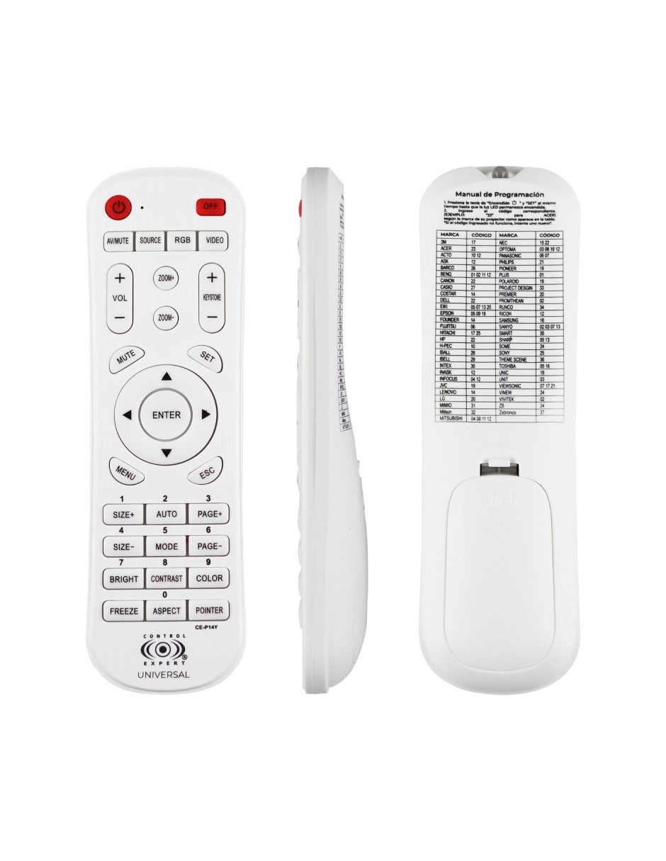 Control remoto para proyector CE-P14Y 3