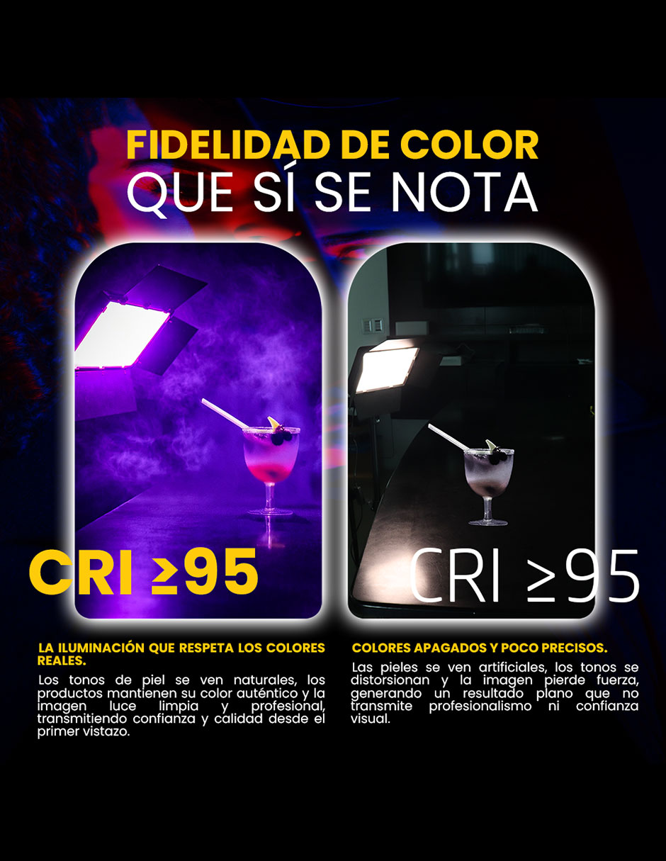 Lámpara para fotografía Livlux G800