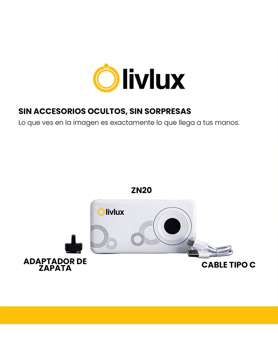 Lámpara para fotografía Livlux ZN20