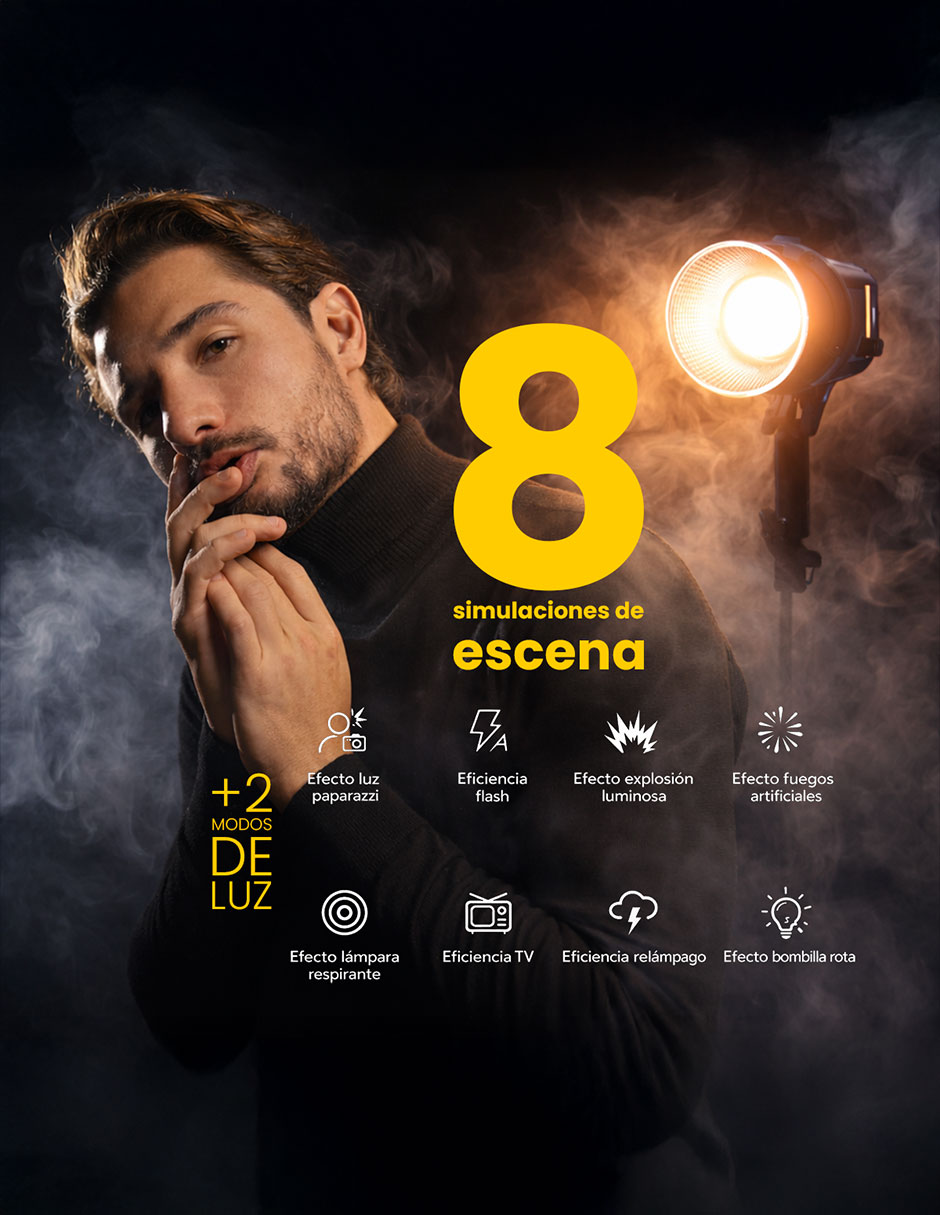 Lámpara para fotografía Livlux L80