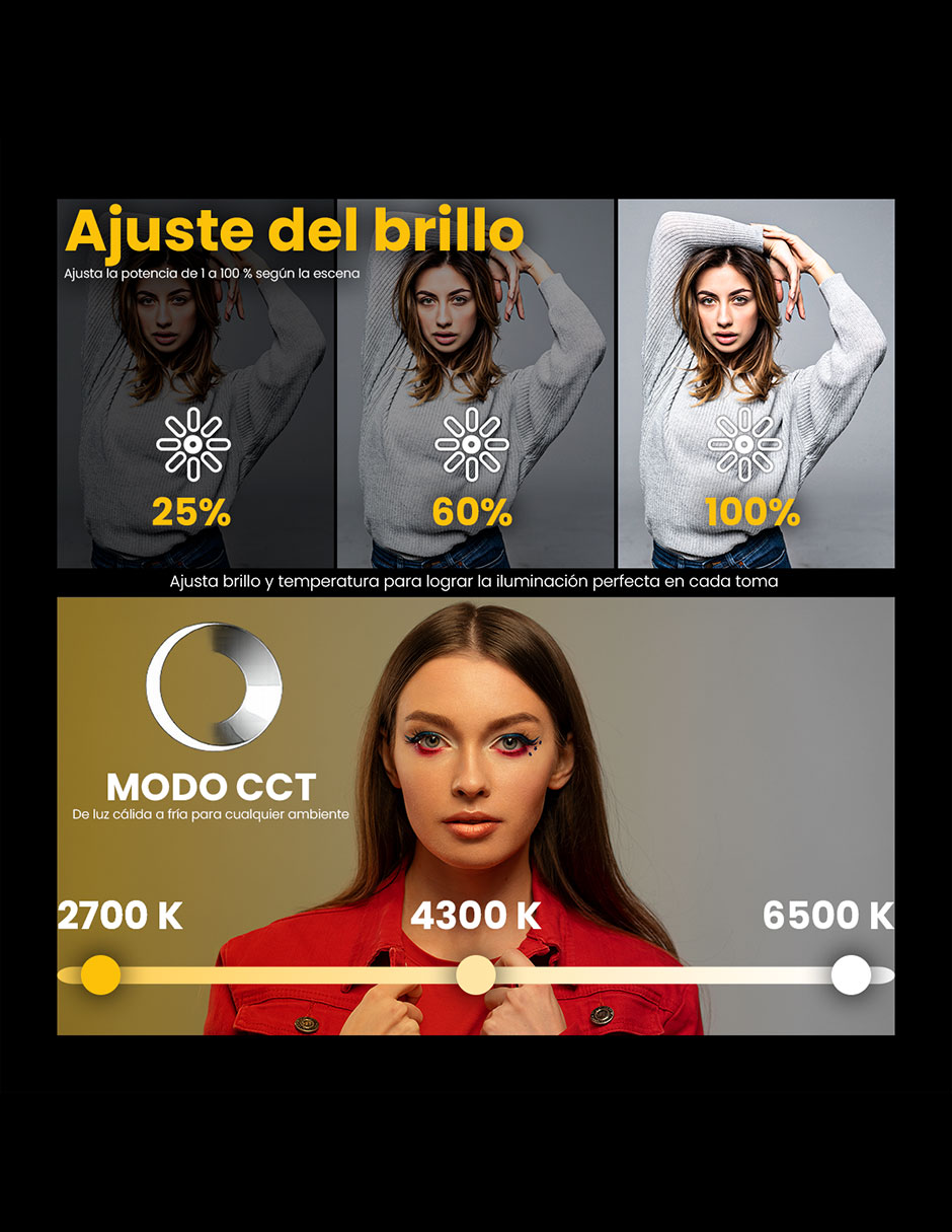 Lámpara para fotografía Livlux L80