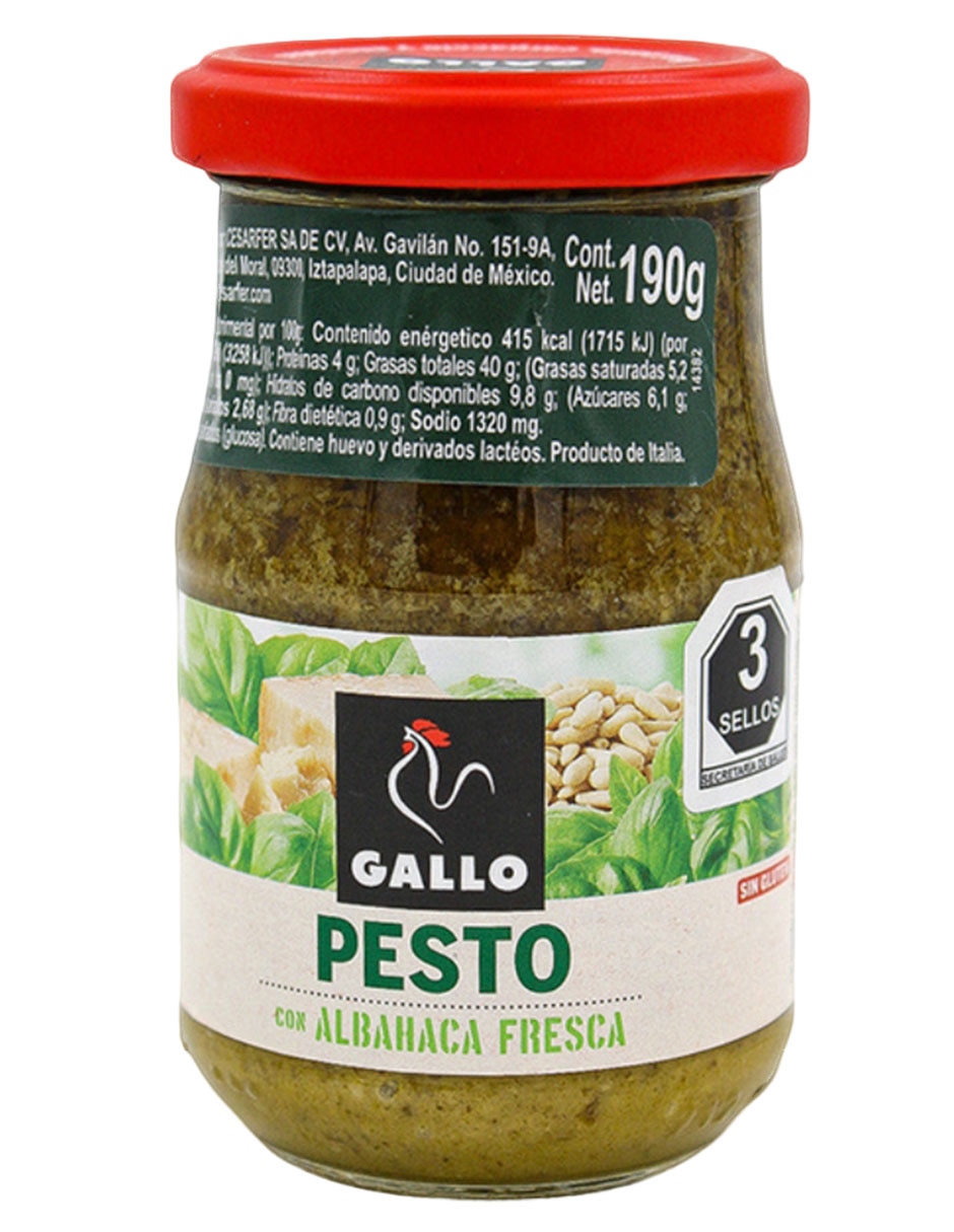 Salsa pesto sabor albahaca 1