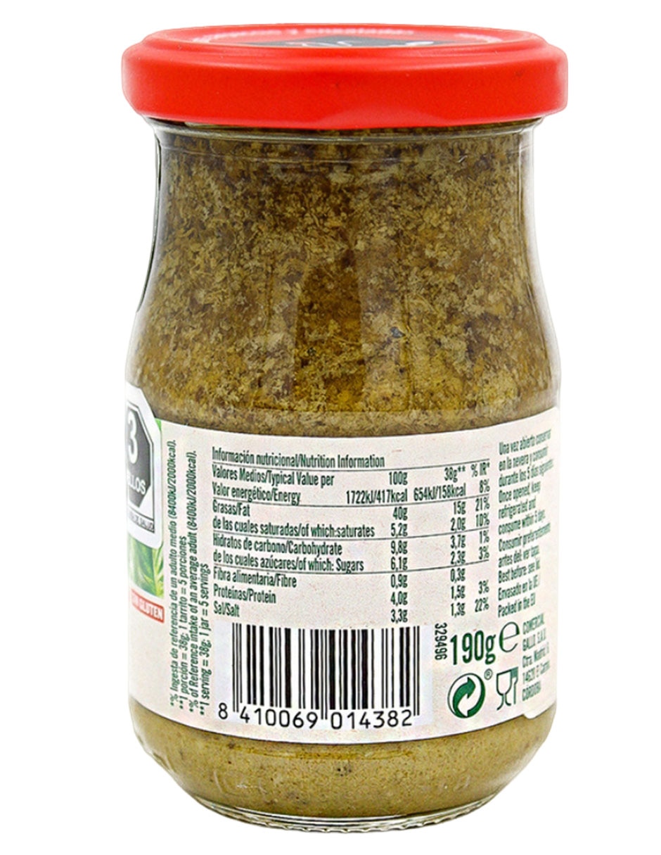 Salsa pesto sabor albahaca 2