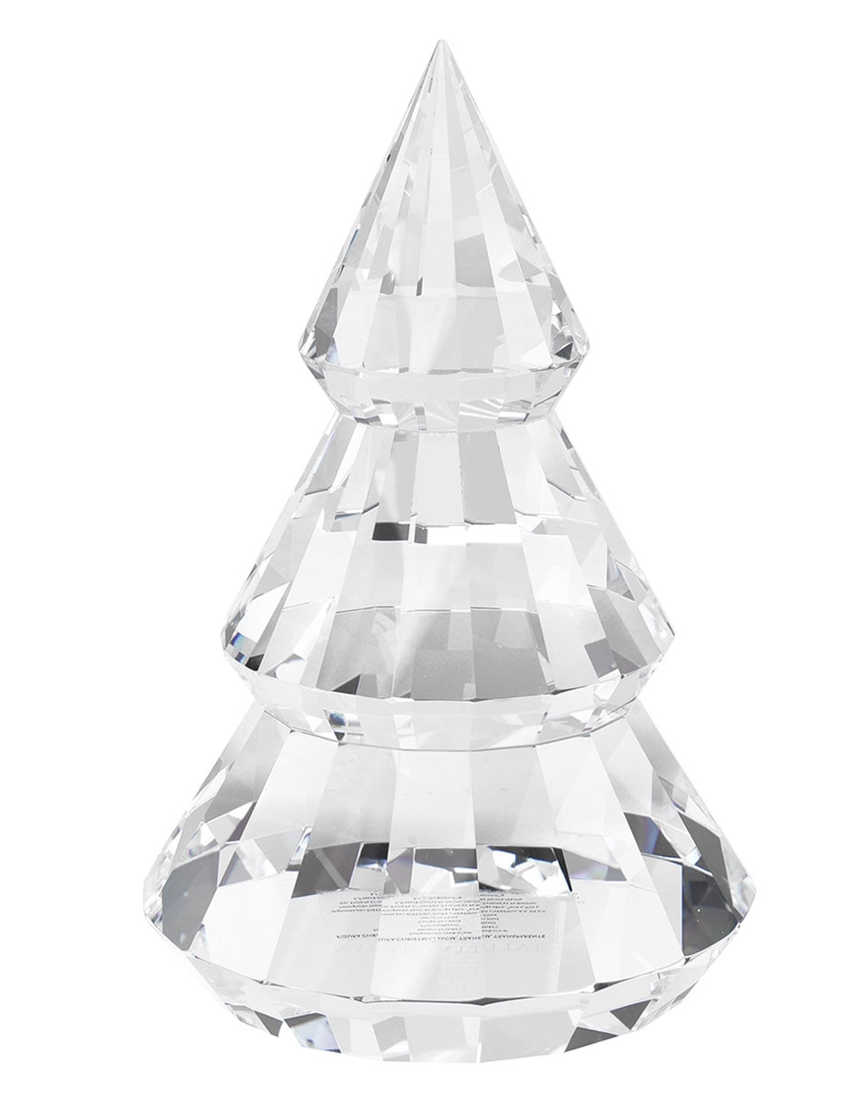 Figura decorativa navideña de arbol de navidad Christmas de cristal 1