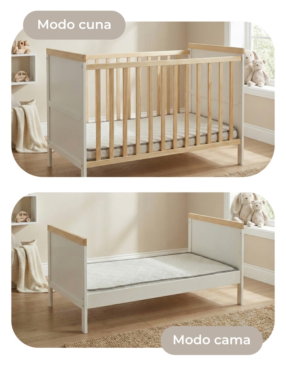 Cuna convertible a cama infantil Kids Aurora 3