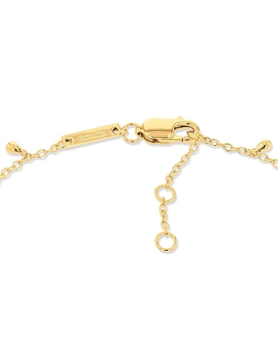 Pulsera de plata P 925 y oro 14 K Teardrop acabado baño de oro 2