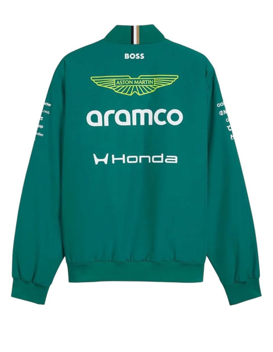 Chamarra para motorsport Puma Motorsport Aston Martin Aramco F1 Tream para hombre