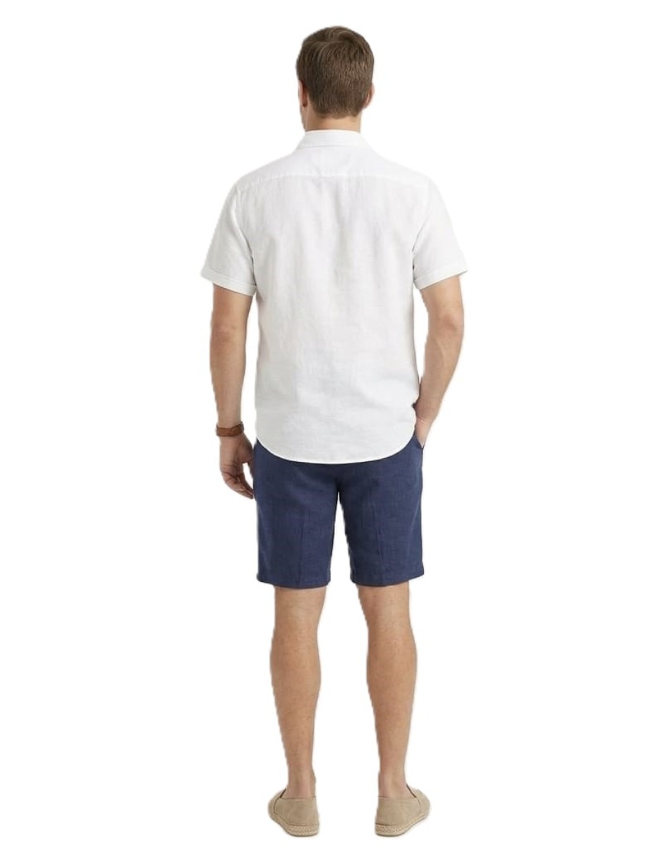 Camisa casual manga corta para hombre 4