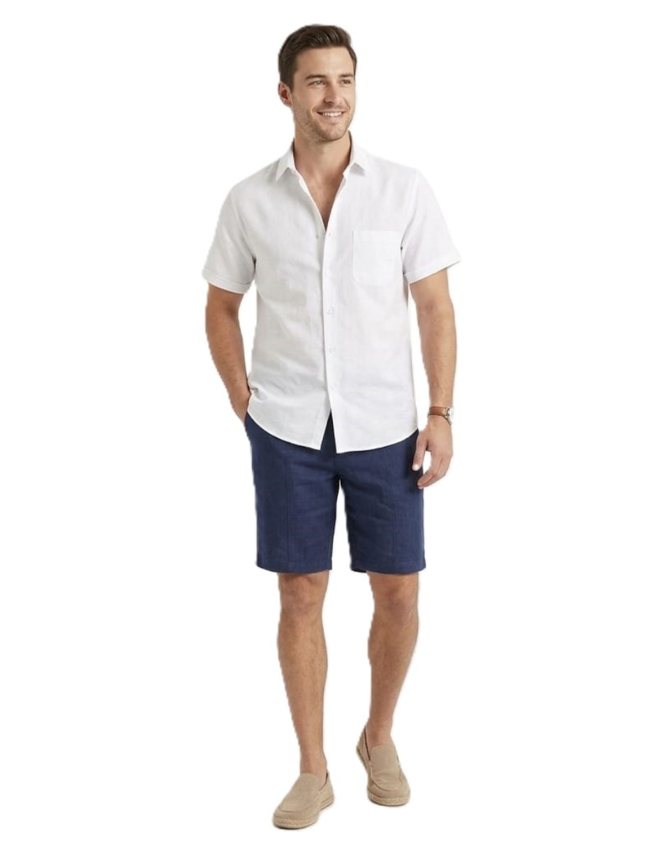 Camisa casual manga corta para hombre 2