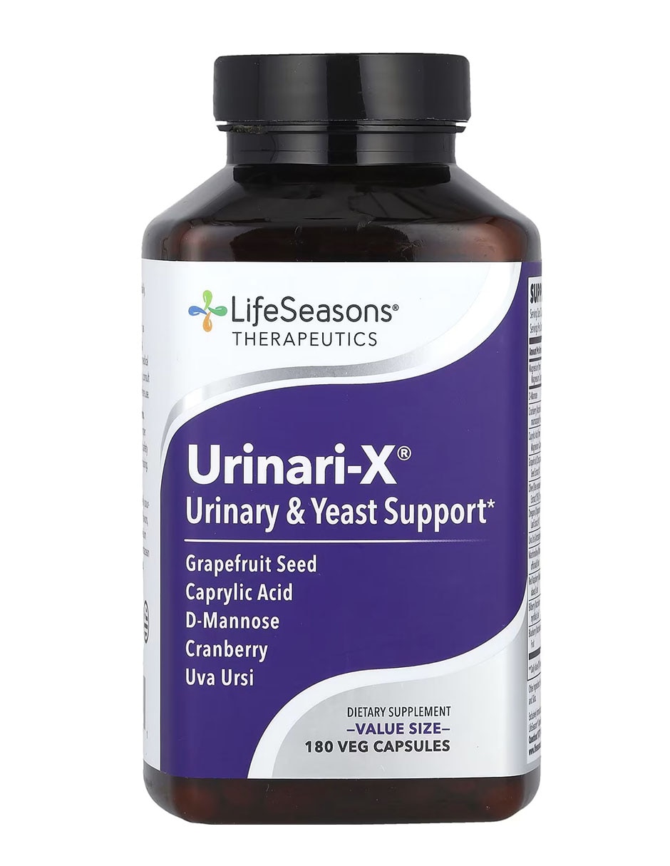 Urinari-X con Arándano, D-Mannose, vitamina C de 180 cápsulas
