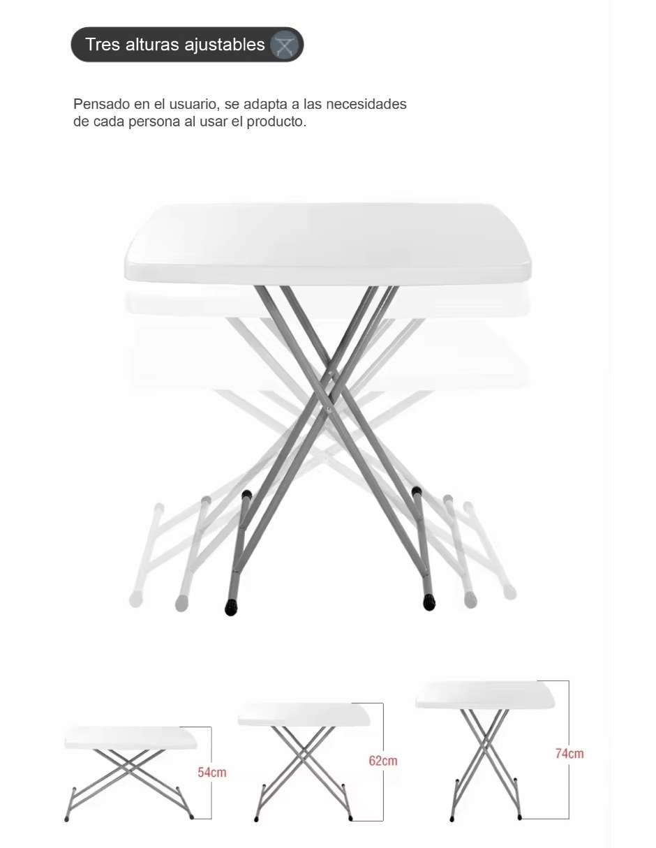 Mesa plegable U shop México