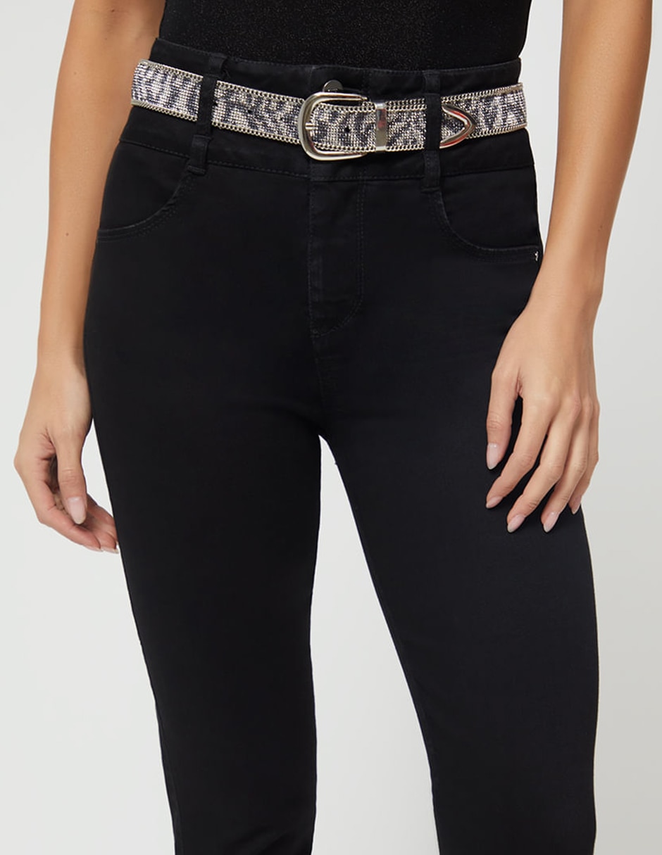 Jeans ultra slim Studio F corte cintura para mujer