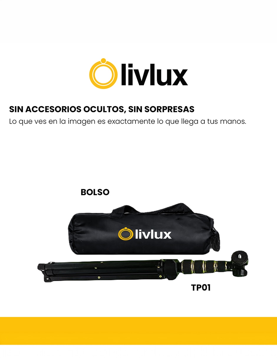 Tripie Livlux de aluminio